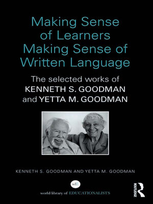 cover image of Making Sense of Learners Making Sense of Written Language